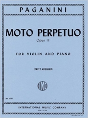 無窮動・Op.11 （ニコロ・パガニーニ）（ヴァイオリン+ピアノ）【Moto Perpetuo, Opus 11】