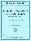 夜想曲とタランテラ・Op.28 ・Nos. 1＆2（カロル・シマノフスキ）（ヴァイオリン+ピアノ）【Notturno and Tarantella, Op. 28, Nos. 1 and 2】