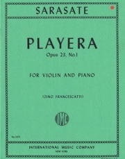 プレイエラ・Op.23・No.1（パブロ・デ・サラサーテ）（ヴァイオリン+ピアノ）【Playera, Opus 23, No. 1】