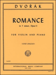 ロマンス・ヘ短調・Op.11（アントニン・ドヴォルザーク）（ヴァイオリン+ピアノ）【Romance in F minor, Opus 11】