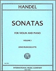 6つのソナタ・Vol.1 (ヘンデル)（ヴァイオリン+ピアノ）【Six Sonatas: Volume I】