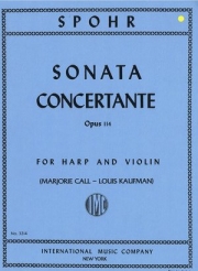 ソナタ・コンチェルタンテ・Op.114（ルイ・シュポーア）（ヴァイオリン+ピアノ）【Sonata Concertante, Opus 114 for Violin and Harp (or Piano】