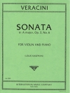 ソナタ・イ長調・Op.2・No.6（フランチェスコ・マリア・ヴェラチーニ）（ヴァイオリン+ピアノ）【Sonata in A major, Opus 2, No. 6】
