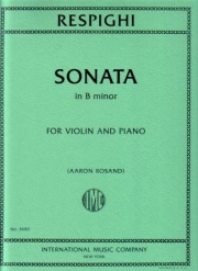 ソナタ・ロ短調 (Opus 2, No. 2)（オットリーノ・レスピーギ）（ヴァイオリン+ピアノ）【Sonata In B minor】