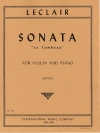 ソナタ・ハ短調「墓にて」（ジャン＝マリー・ルクレール）（ヴァイオリン+ピアノ）【Sonata in C minor Le Tombeau】