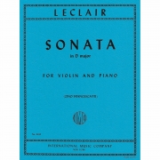 ソナタ・ニ長調（ジャン＝マリー・ルクレール）（ヴァイオリン+ピアノ）【Sonata in D major】
