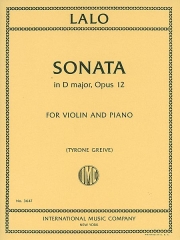 ソナタ・ニ長調・Op.12（エドゥアール・ラロ）（ヴァイオリン+ピアノ）【Sonata in D major, Opus 12】