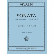 ソナタ・ニ短調・RV 14 (Opus 2, No. 3)（アントニオ・ヴィヴァルディ）（ヴァイオリン+ピアノ）【Sonata in D minor, RV 14 (Opus 2, No. 3)】