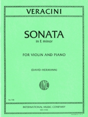ソナタ・ホ短調（フランチェスコ・マリア・ヴェラチーニ）（ヴァイオリン+ピアノ）【Sonata in E minor】