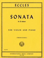 ソナタ・ト短調（ヘンリー・エクルズ）（ヴァイオリン+ピアノ）【Sonata in G minor】