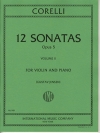 12のソナタ Op.5・Vol.2（アルカンジェロ・コレッリ）（ヴァイオリン+ピアノ）【Twelve Sonatas, Opus 5: Volume II】