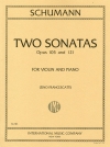 2つのソナタ・Op.105＆121（ロベルト・シューマン）（ヴァイオリン+ピアノ）【Two Sonatas, Opus 105 & 121】