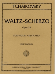 ワルツ・スケルツォ・Op.34（チャイコフスキー）（ヴァイオリン+ピアノ）【Waltz-Scherzo, Opus 34】