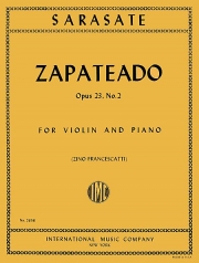 ツァパテアード・Op.23・No.2（パブロ・デ・サラサーテ）（ヴァイオリン+ピアノ）【Zapateado, Opus 23, No. 2】