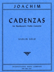 ベートーヴェンのヴァイオリン協奏曲のカデンツァ（ヨーゼフ・ヨアヒム）（ヴァイオリン）【Cadenzas for BEETHOVEN'S Violin Concerto】