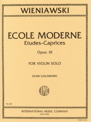 エコール・モダン・Op.10（ヘンリク・ヴィエニャフスキ）（ヴァイオリン）【École Moderne, Opus 10 (10 Etudes-Caprices) 】