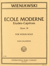 エコール・モダン・Op.10（ヘンリク・ヴィエニャフスキ）（ヴァイオリン）【École Moderne, Opus 10 (10 Etudes-Caprices) 】