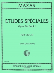 特別な練習曲・Op.36・No.1（ジャック＝フェロル・マザ）（ヴァイオリン）【Études Spéciales, Opus 36, No. 1】