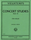 6つの演奏会用練習曲・Op.16（アンリ・ヴュータン）（ヴァイオリン）【Six Concert Studies, Opus 16】