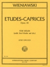 6つのエチュード・カプリース・Op.18（ヘンリク・ヴィエニャフスキ）（ヴァイオリン）【Six Etudes-Caprices, Opus 18 (with 2nd violin)】
