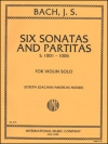 6つのソナタとパルティータ・S. 1001-1006（バッハ）（ヴァイオリン）【Six Sonatas and Partitas, S. 1001-1006】