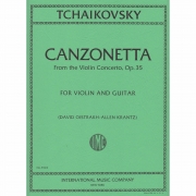 ヴァイオリン協奏曲よりカンツォネッタ・Op.35（チャイコフスキー）（ヴァイオリン+ギター）【Canzonetta, from the Violin Concerto, Opus 35】