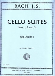 3つのチェロ組曲（バッハ）（ギター）【Three Cello Suites】