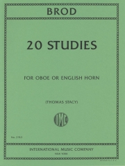 20の練習曲（アンリ・ブロ）（オーボエ）【Twenty Studies】