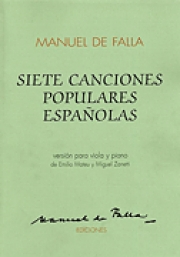 7つのスペイン民謡（マヌエル・デ・ファリャ）（ヴィオラ+ピアノ）【7 Canciones Populares Espanolas】