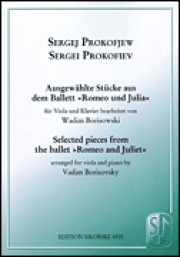 「ロミオとジュリエット」より8つの小品（セルゲイ・プロコフィエフ）（ヴィオラ+ピアノ）【8 Pieces from Romeo and Juliet】