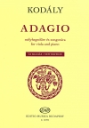 ヴィオラとピアノの為のアダージョ（コダーイ・ゾルターン）（ヴィオラ+ピアノ）【Adagio for Viola and Piano – New Edition】