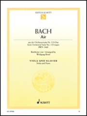 G線上のアリア（バッハ）（ヴィオラ+ピアノ）【Air in D Major from Orchestral Suite No. 3, BWV 1068】