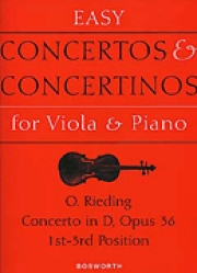 協奏曲・ニ長調・Op.36（オスカー・リーディング）（ヴィオラ+ピアノ）【Concertino in D Op. 36】