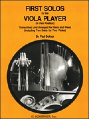 ヴィオラ奏者の為の初めてのソロ曲集（ヴィオラ+ピアノ）【First Solos for the Viola Player】
