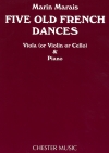 5つの古いフランス舞曲（マラン・マレ）（ヴィオラ+ピアノ）【Five Old French Dances】