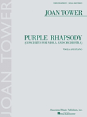 パープル・ラプソディー（ジョーン・タワー）（ヴィオラ+ピアノ）【Purple Rhapsody】