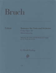 ヴィオラとオーケストラの為のロマンス・ヘ長調・Op.85（マックス・ブルッフ）（ヴィオラ+ピアノ）【Romance for Viola and Orchestra in F Major Op. 85】