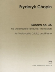ソナタ ・Op.65（フレデリック・ショパン）（ヴィオラ+ピアノ）【Sonata Op. 65】