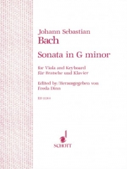 ソナタ・ト短調・BWV 1020（バッハ）（ヴィオラ+ピアノ）【Sonata in G Minor BWV 1020】