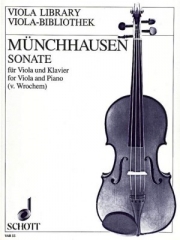 ソナタ・Op.10・ハ長調（August Baron von Münchhausen）（ヴィオラ+ピアノ）【Sonata, Op. 10 in C Major】