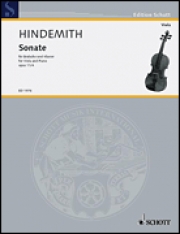 ソナタ・ヘ長調・Op.11・No.4 (1919)（パウル・ヒンデミット）（ヴィオラ+ピアノ）【Sonata in F, Op. 11, No. 4 (1919)】