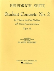 学生協奏曲・No.2（フリードリヒ・ザイツ）（ヴィオラ+ピアノ）【Student Concerto No. 2】
