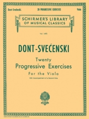 20の段階的な練習（ヤーコプ・ドント）（ヴィオラ）【20 Progressive Exercises】