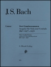 ヴィオラの為のソナタ・BWV 1027-1029（バッハ）（ヴィオラ）【Sonatas for Viola da Gamba and Harpsichord BWV 1027-1029】