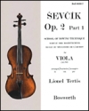 シェフチーク・ヴィオラ教本 ・Op.2-1（ヴィオラ）【Sevcik for Viola – Opus 2, Part 1・School of Bowing Techniq】