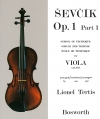シェフチーク・ヴィオラ教本・Op.1-1（オタカール・シェフチーク）（ヴィオラ）【Sevcik for Viola – Opus 1, Part 1・School of Technique】