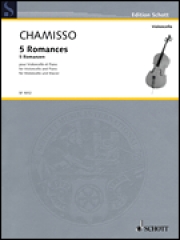 5つのロマンス（Olivier Mayran de Chamisso）（チェロ+ピアノ）【5 Romances】