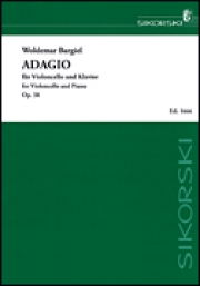 アダージョ・Op.38（ヴォルデマール・バルギール）（チェロ+ピアノ）【Adagio, Op. 38】