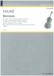 子守唄・ニ長調・Op.16（ガブリエル・フォーレ）（チェロ+ピアノ）【Berceuse in D Major Op.16】