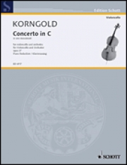 チェロ協奏曲・ハ長調・Oｐ.37（エーリヒ・ヴォルフガング・コルンゴルト）（チェロ+ピアノ）【Cello Concerto C Major, Op. 37】